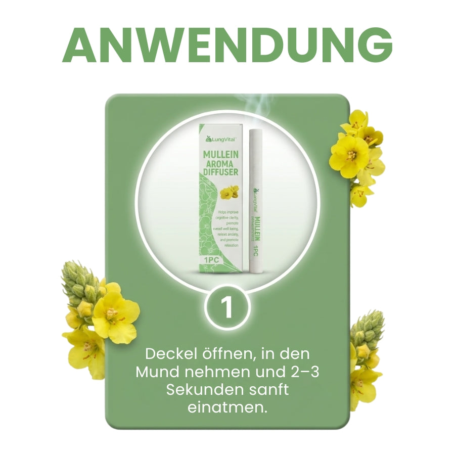 LungVital™ | Mullein-Entgiftungsstift