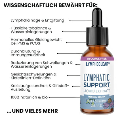 LymphoClear™ | Kräutertropfen gegen Blähungen und Schwellungen