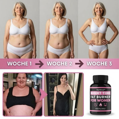 NightShred™ | Aktiviert den hormonellen Schlüsselfaktor, der Bauchfett schmelzen lässt!