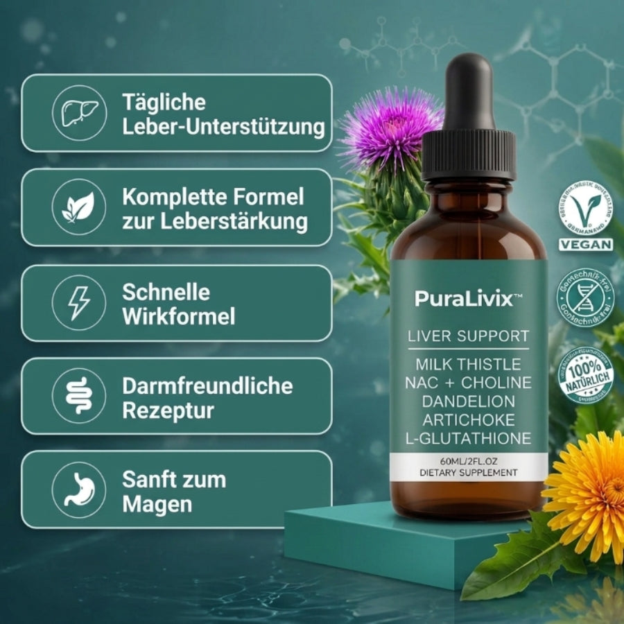 PuraLivix™ | Leberunterstützende Tropfen