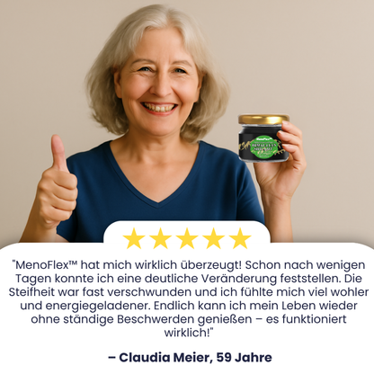 MenoFlex™ | Menopause-Linderung & Hormonbalance-Nahrungsergänzung