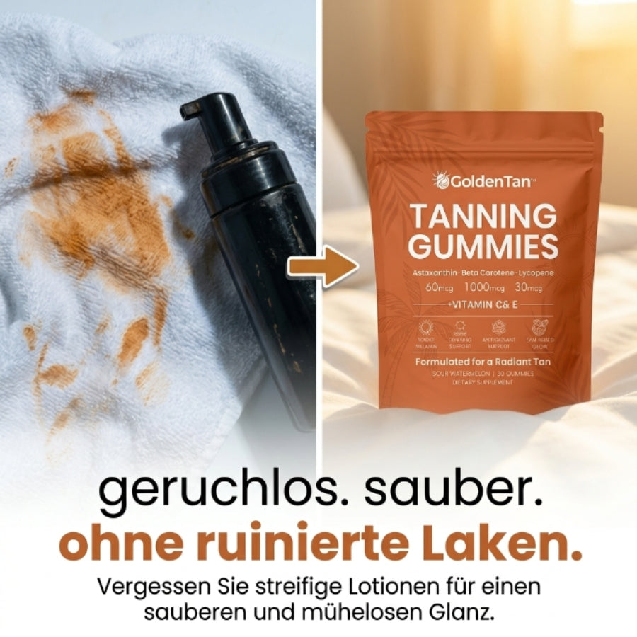GoldenTan™ | Selbstbräunungs-Gummies