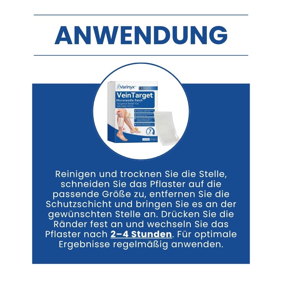 Varinyx™ | Microneedling-Pflaster gegen Krampfadern