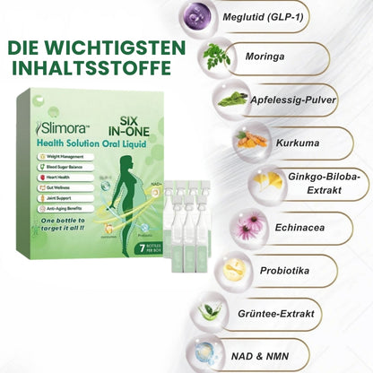 Slimora™ | Sechs-in-eins-Gesundheitslösung – Orale Flüssigkeit