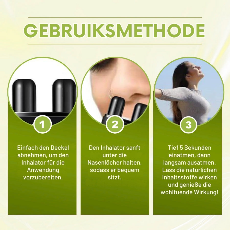 AlcoKlar™ | Körper-Entgiftender Naseninhalator