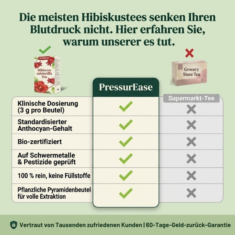 PressurEase™ | 100 % reiner Hibiskus – keine Füllstoffe