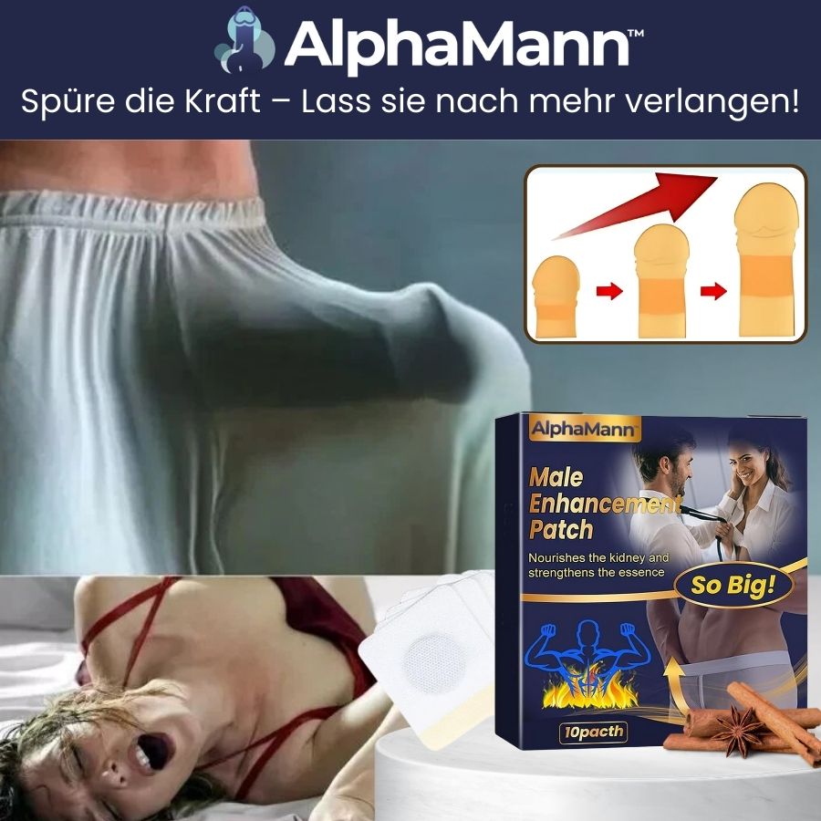 AlphaMann™ | Pflaster gegen Erektionsstörungen