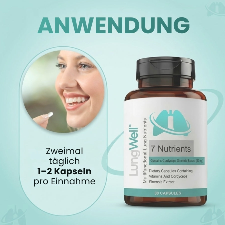 LungWell™ | Multifunktionale Nährstoffe für die Lunge
