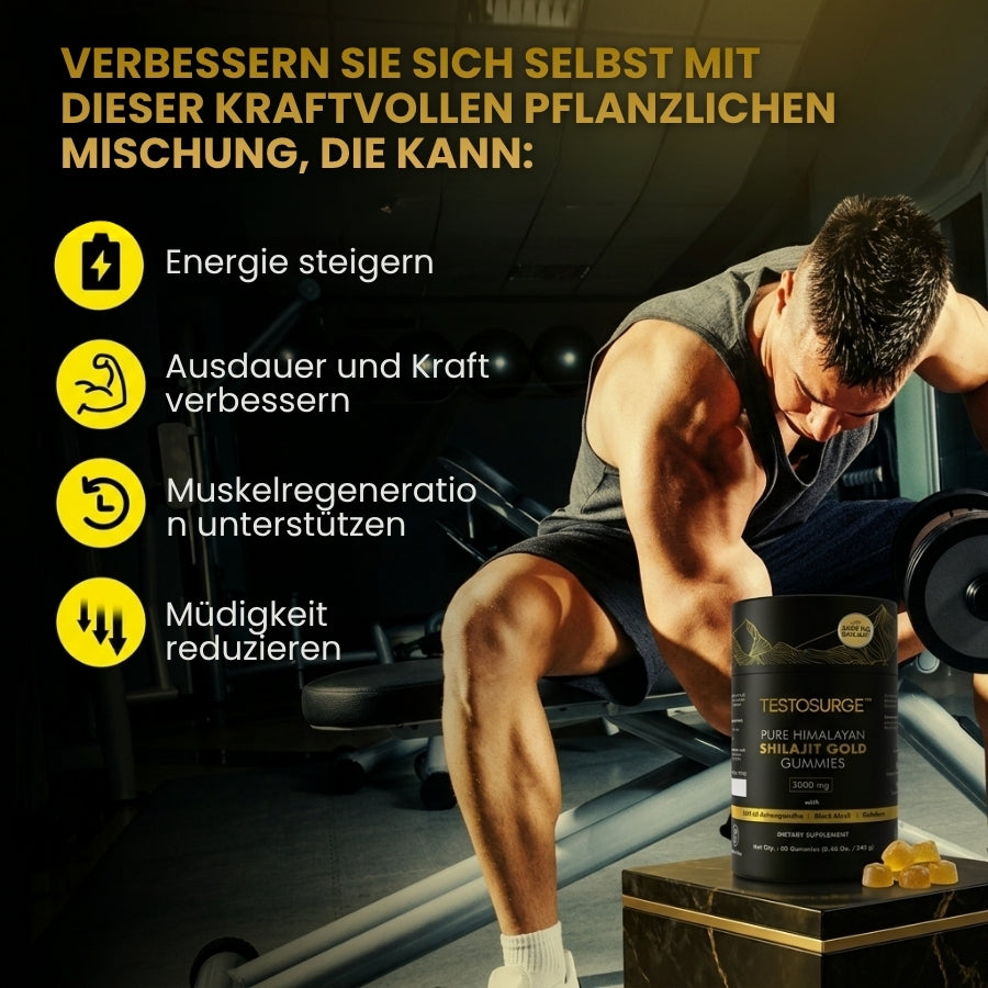 TestoSurge™ | Natürliche Testosteron-Boost-Gummies