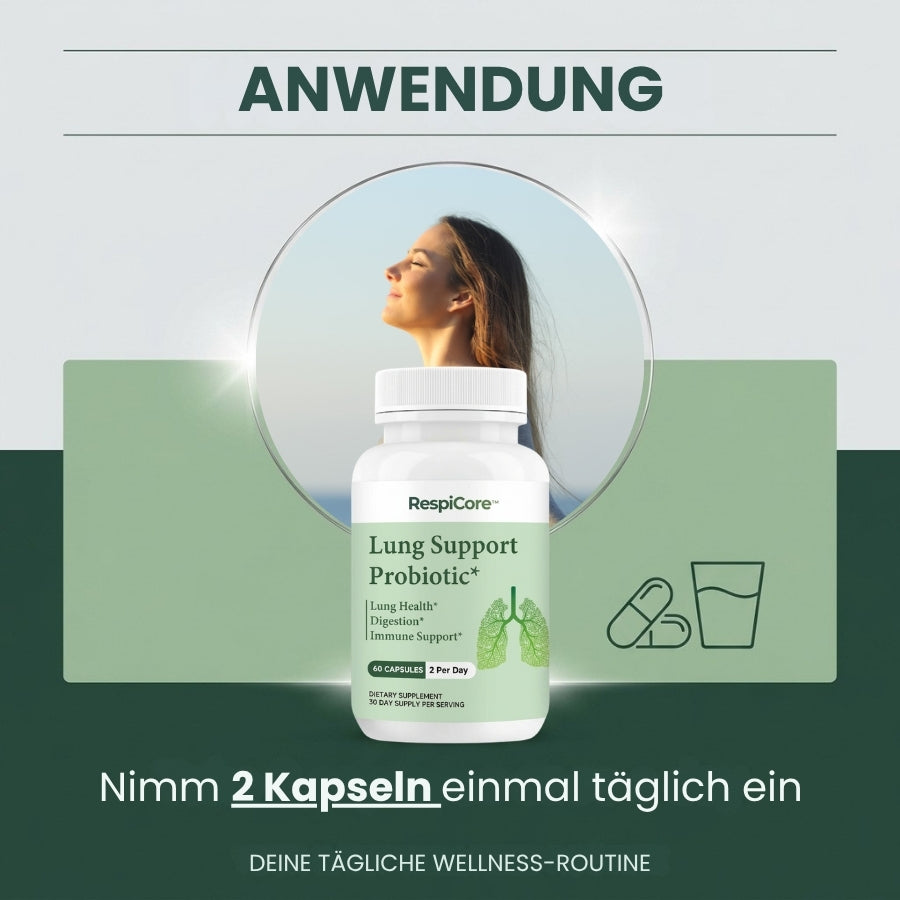 RespiCore™ | Natürliche Lungenunterstützungs-Probiotika