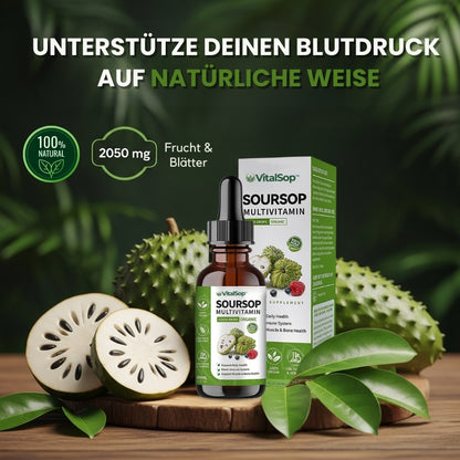 VitalSop™ | Flüssige Soursop-Tropfen für Herz & Kreislauf
