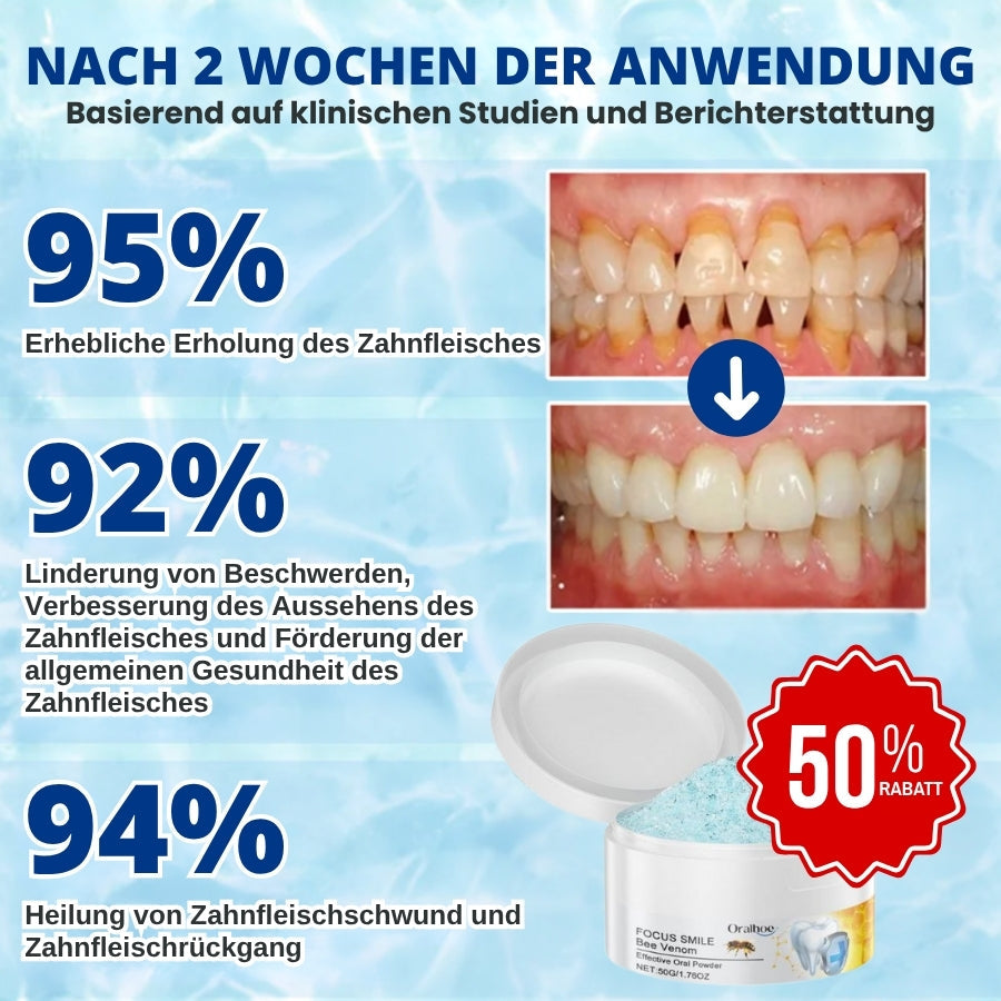 Focussmile™ | Bienengift-Behandlungspulver für den Oralgebrauch