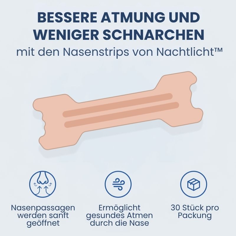 Nachtlicht™ | Nasenstrips für besseres Atmen