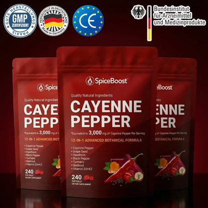 SpiceBoost™ | Konzentrierter Cayennepfeffer gegen erektile Dysfunktion