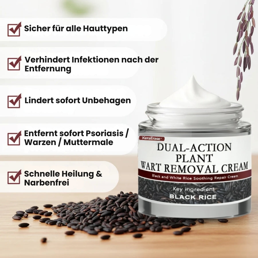 KeraErase™ | Pflanzliche Warzenentfernungscreme mit Doppelwirkung