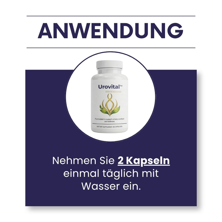 Urovital™ |  Unterstützung für die Gesundheit der Harnwege