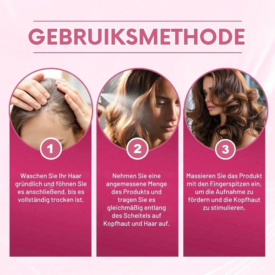 Hairletics™ | Das 60-Sekunden-Spray, das Ihren Scheitel füllt und das Haarvolumen direkt an der Wurzel stärkt!