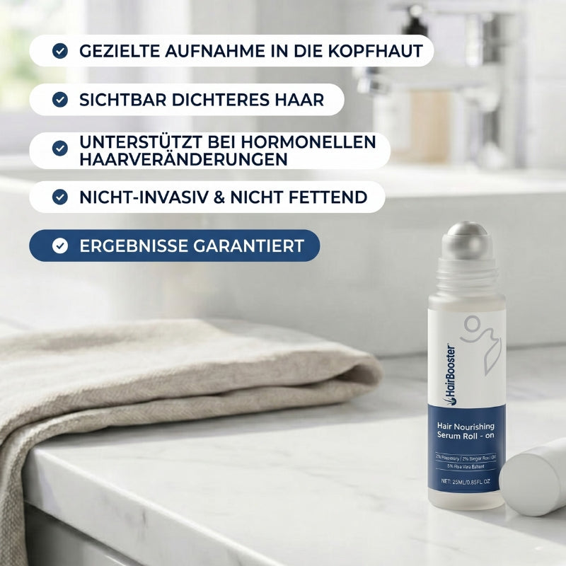 HairBooster™ | Jade-Roller + 100% natürliche Inhaltsstoffe für volleres Haar