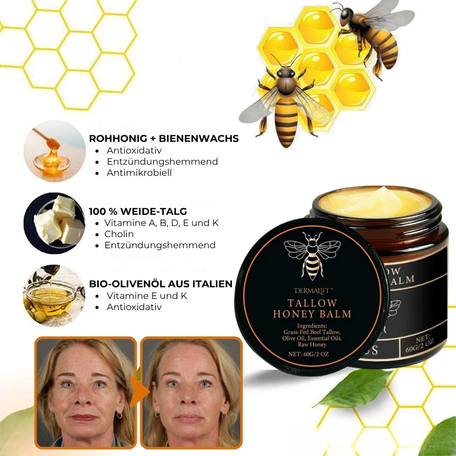 DermaLift™ | Straffender Talg-Honig-Balsam gegen Falten