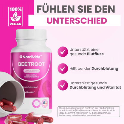 Nordivida™ | Rote-Bete-Extrakt Ergänzung