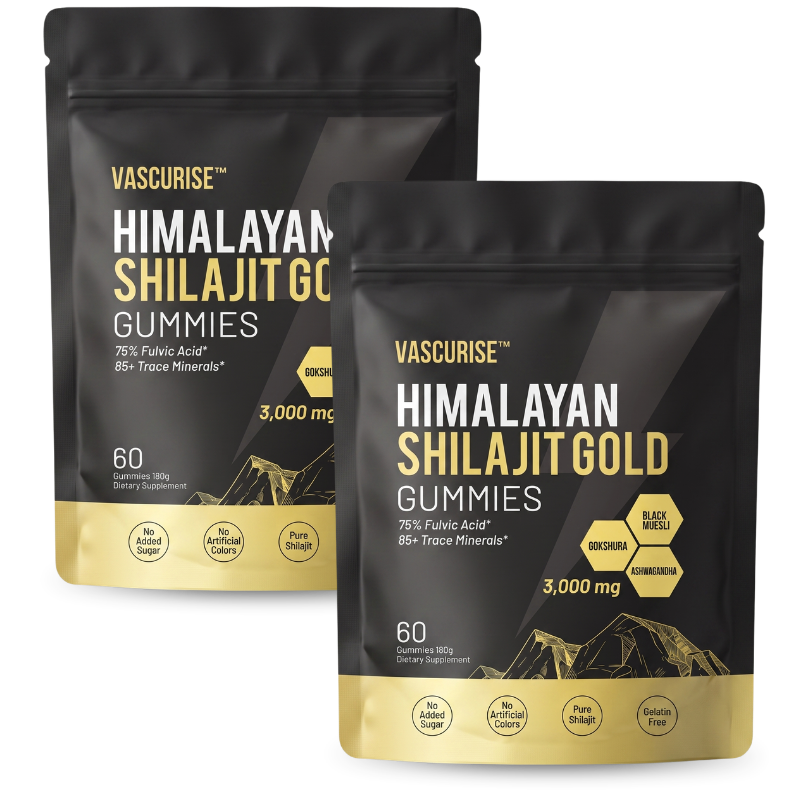 VascuRise™ | Shilajit-Gummies-Komplex für die männliche Potenz