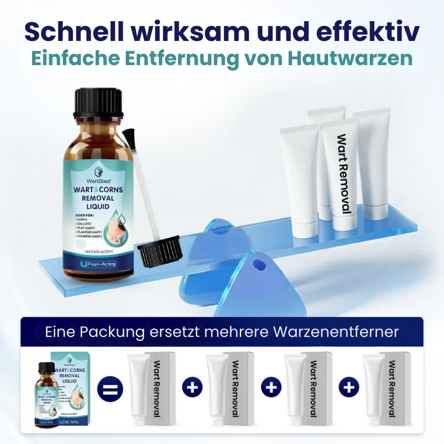 WartBlast™ | Warzen- und Hühneraugen-Entfernungsflüssigkeit