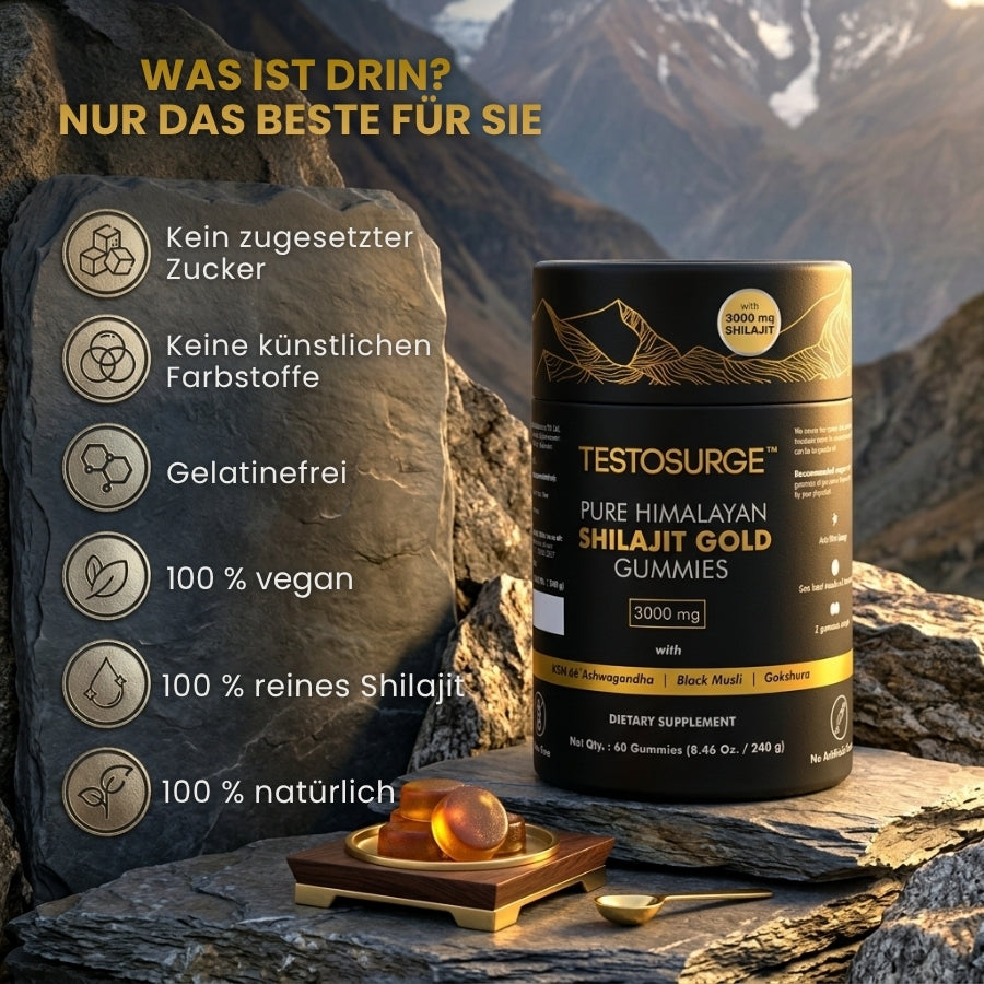 TestoSurge™ | Natürliche Testosteron-Boost-Gummies