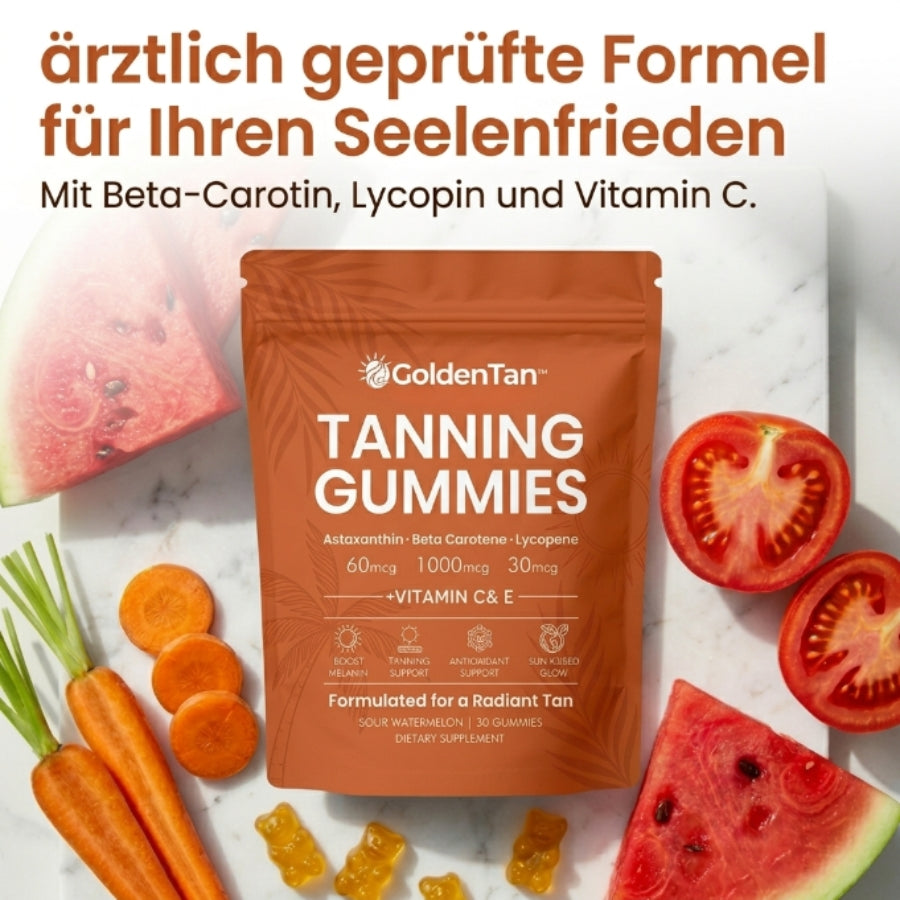 GoldenTan™ | Selbstbräunungs-Gummies