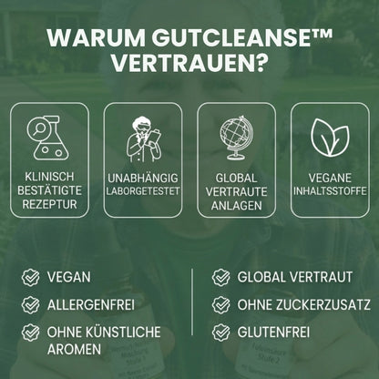 GutCleanse™ | Natürliche 2-Schritt-Darmreinigungs- & Regenerationsformel
