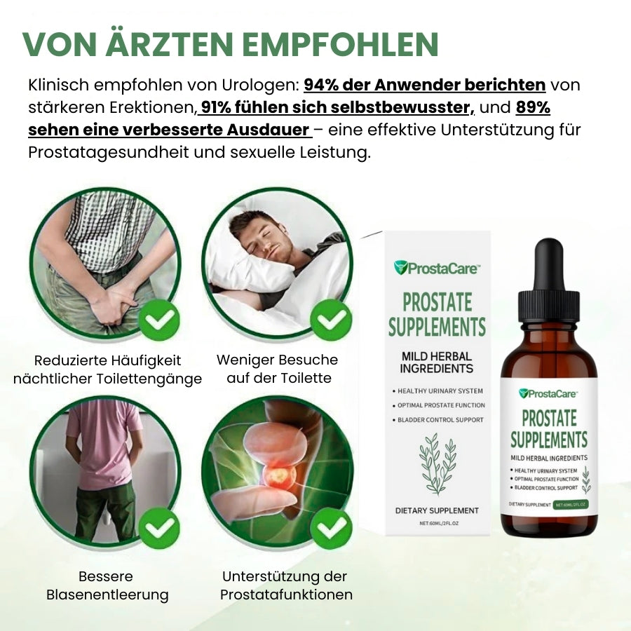 ProstaCare™ | Prostata-Ergänzungstropfen