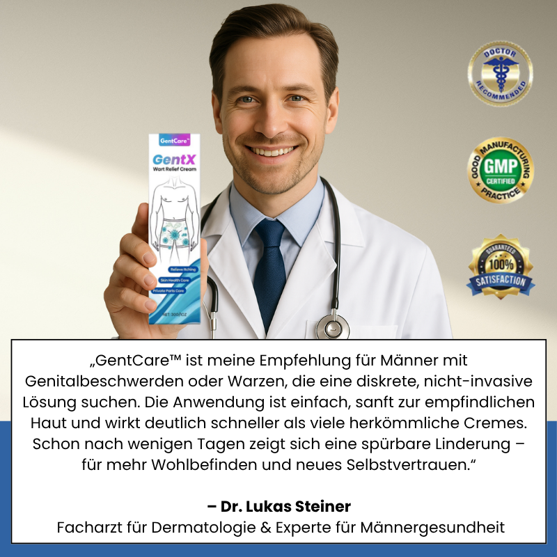 GentCare™ | Creme zur Linderung von Genitalwarzen