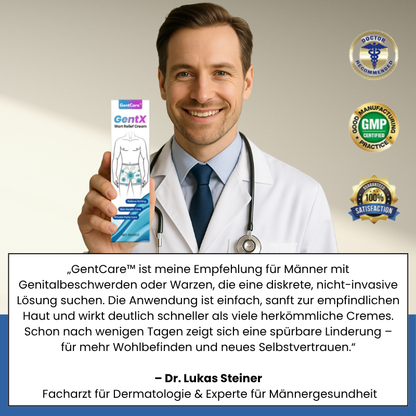 GentCare™ | Creme zur Linderung von Genitalwarzen