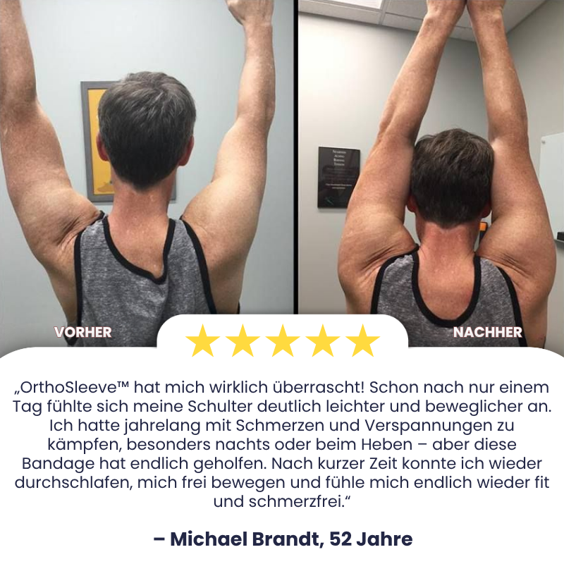 OrthoSleeve™ | Orthopädische Schulterstütze