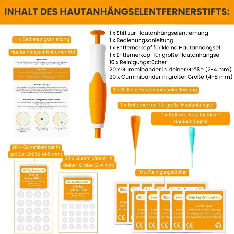 KnötchenFix™ | Hautanhängsel-Entferner Set