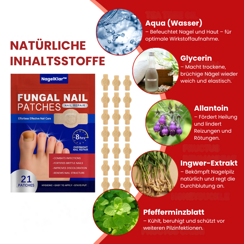 NagelKlar™ | Nagelpilz-Entfernungspflaster