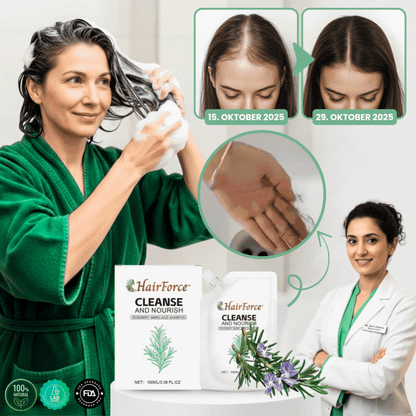 HairForce™ | Verabschieden Sie sich von Haarausfall und erhalten Sie in nur 2 Wochen volleres Haar!