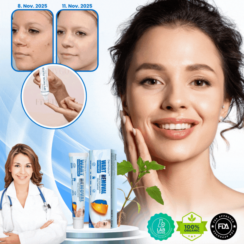 Dermavix™ | Entfernt 97% der Warzen & Hauttaggen in nur 3 Tagen!