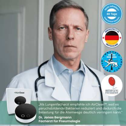 AirClean™ | Antibakterielles Geruchsneutralisierungs-Gerät