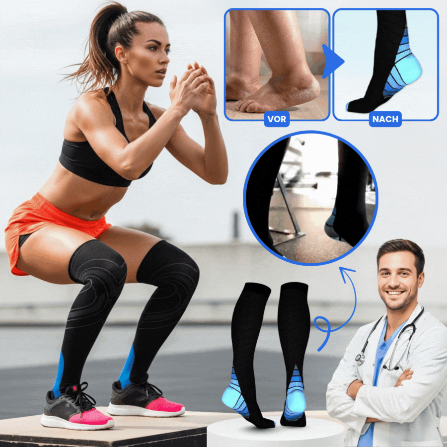 RecuStride™ | Recovery-Kompressionsstrümpfe