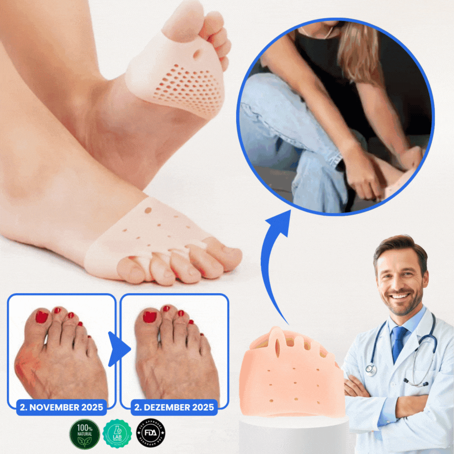 ToeAligner™ | Hallux Valgus Therapeutische Einlegesohlen