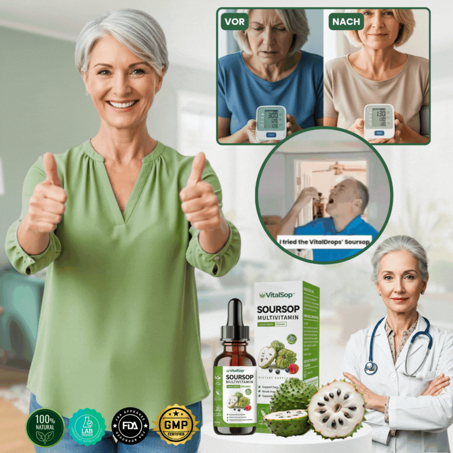 VitalSop™ | Flüssige Soursop-Tropfen für Herz & Kreislauf