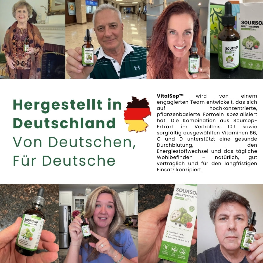 VitalSop™ | Flüssige Soursop-Tropfen für Herz & Kreislauf