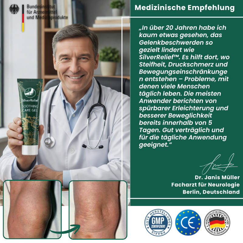 SilverRelief™ | Gelenk Therapie Gel