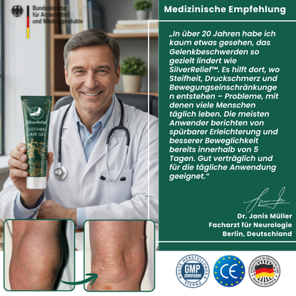 SilverRelief™ | Gelenk Therapie Gel
