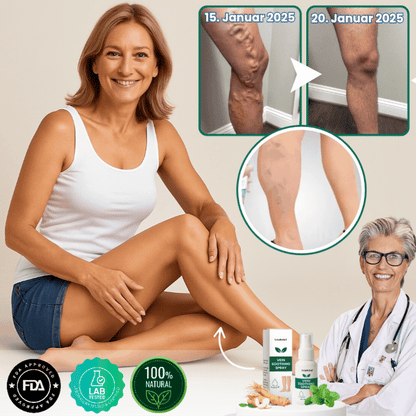 VeinRelief™ | Spray zur Linderung von Krampfadern