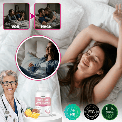LubraCil™ Orale Kapseln | Steigern Sie die vaginale Feuchtigkeit um 63 % in nur 14 Tagen
