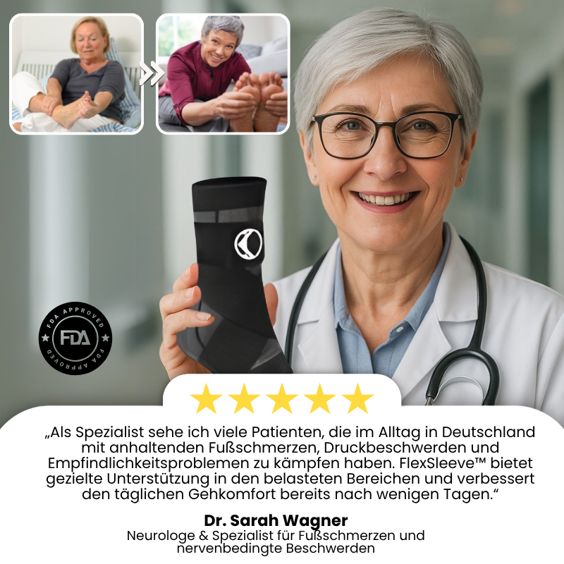 FlexSleeve™ Fußschmerz-Entlastungsbandage