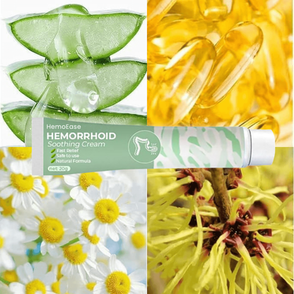 HemoEase™ Creme | Lindert 99 % der Hämorrhoidenschmerzen bereits bei der ersten Anwendung