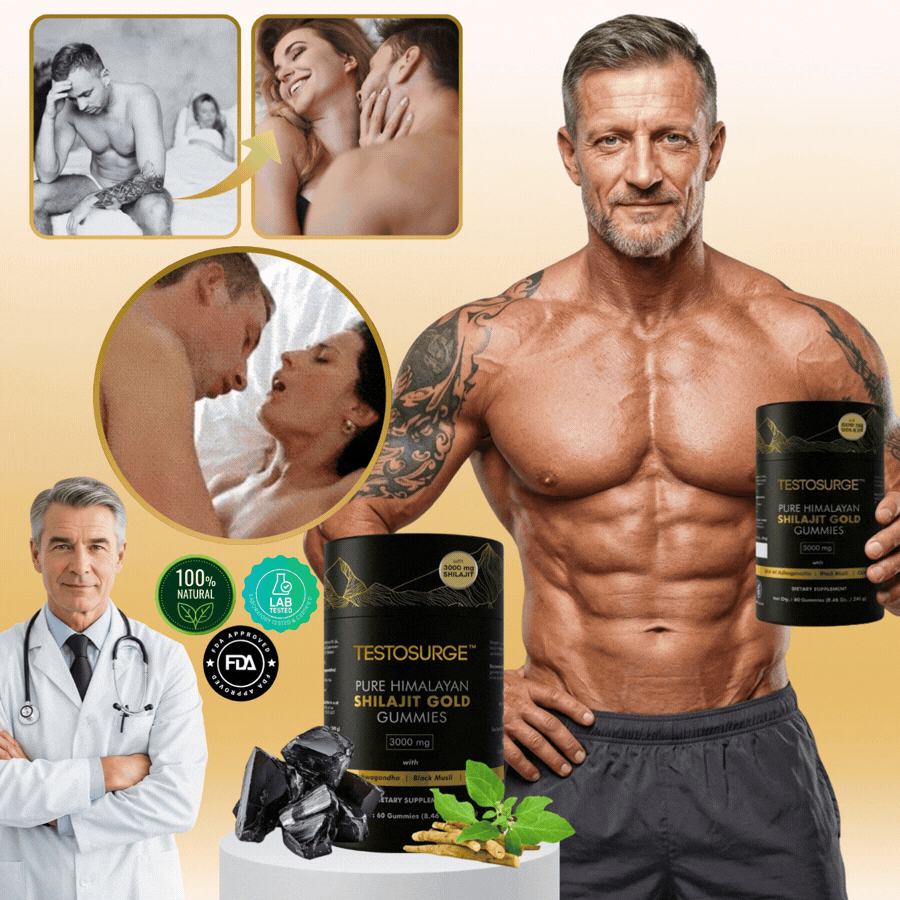 TestoSurge™ | Natürliche Testosteron-Boost-Gummies