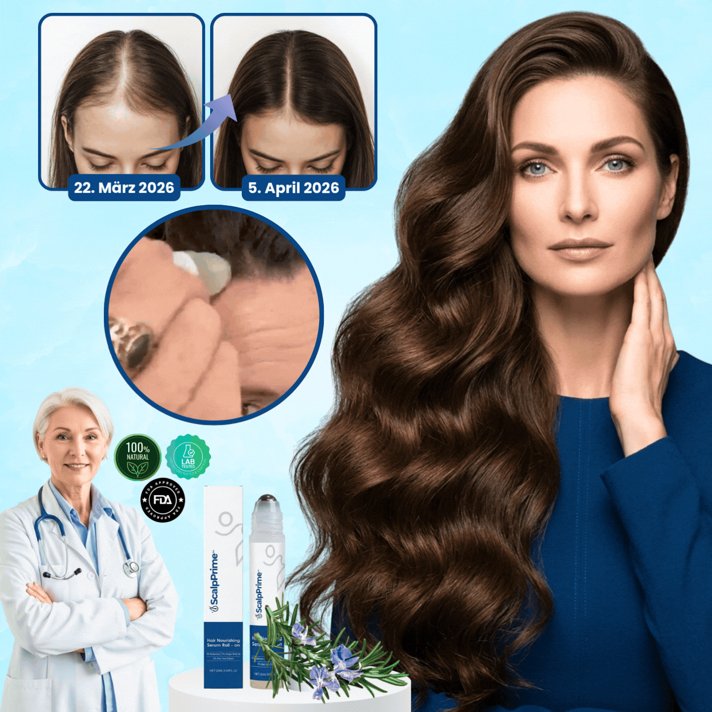ScalpPrime™  | Nährendes Haarserum Roll-On